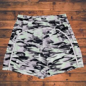 Lululemon Pace Breaker Linerless Short Mens Medium Black Liquid Training M7ASJS